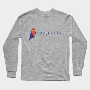 Ravencoin Logo RVN CryptoCurrency Classic Design Hodl Long Sleeve T-Shirt